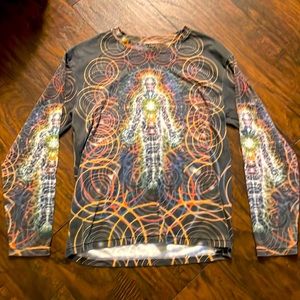 Long sleeve Alex grey print t shirt